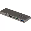 StarTech.com USB-C daugiafunkcis adapteris, skirtas MacBook Pro/Air – USB Type-C į 4K HDMI, 100 W maitinimo tiekimas, SD/MicroSD lizdas, 2 prievadų USB 3.0 šakotuvas – nešiojamas USB-C mini dokas