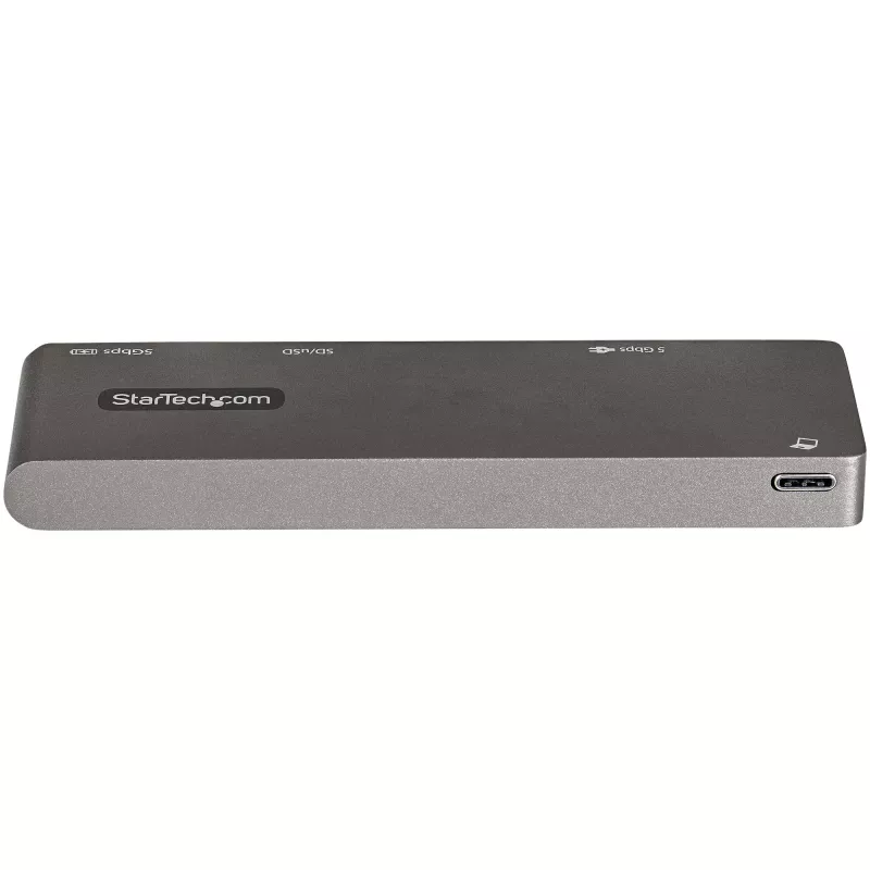 StarTech.com USB-C daugiafunkcis adapteris, skirtas MacBook Pro/Air – USB Type-C į 4K HDMI, 100 W maitinimo tiekimas, SD/MicroSD lizdas, 2 prievadų USB 3.0 šakotuvas – nešiojamas USB-C mini dokas