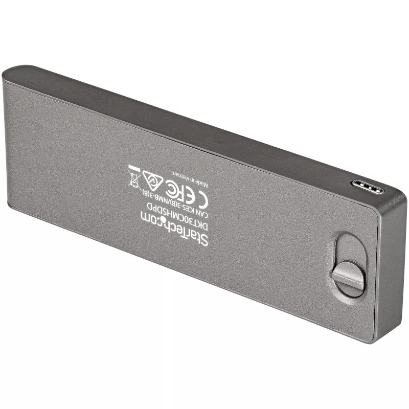 StarTech.com USB-C daugiafunkcis adapteris, skirtas MacBook Pro/Air – USB Type-C į 4K HDMI, 100 W maitinimo tiekimas, SD/MicroSD lizdas, 2 prievadų USB 3.0 šakotuvas – nešiojamas USB-C mini dokas