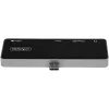 StarTech.com USB-C daugiafunkcis adapteris - USB-C į 4K 60Hz HDMI 2.0, 100W „Power Delivery“ praleidžiamasis įkrovimas, 3 prievadų USB 3.0 šakotuvas, garso - USB-C mini dokas - nešiojamas USB Type-C kelioninis dokas