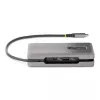 StarTech.com USB-C daugiafunkcis adapteris - 4K 60Hz HDMI/DP - 3 prievadų USB šakotuvas - 100 W maitinimo perdavimas - GbE - kelioninė mini prijungimo stotelė su įkrovimu - 1 pėdos/30 cm apvyniojamas kabelis