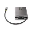 StarTech.com USB-C daugiafunkcis adapteris - 4K 60Hz HDMI/DP - 3 prievadų USB šakotuvas - 100 W maitinimo perdavimas - GbE - kelioninė mini prijungimo stotelė su įkrovimu - 1 pėdos/30 cm apvyniojamas kabelis