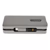 StarTech.com USB-C daugiafunkcis adapteris - 4K 60Hz HDMI/DP - 3 prievadų USB šakotuvas - 100 W maitinimo perdavimas - GbE - kelioninė mini prijungimo stotelė su įkrovimu - 1 pėdos/30 cm apvyniojamas kabelis