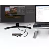 „StarTech.com“ USB-C daugiafunkcis adapteris – 10 Gb/s USB Type-C mini dokas su 4K 30 Hz HDMI, 100 W maitinimo perdavimu, 3 prievadų USB šakotuvu, GbE – USB 3.1/3.2 Gen 2 nešiojamojo kompiuterio dokas – 25 cm laidas