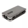 StarTech.com USB-C daugiafunkcis adapteris - HDMI/VGA - 4K 60Hz - 3 prievadų USB šakotuvas - 100W maitinimo perdavimas - Gigabit Ethernet - Kelioninė mini prijungimo stotelė su įkrovimu - 1 pėdos/30 cm apvyniojamas laidas