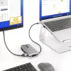 StarTech.com USB-C daugiafunkcis adapteris - HDMI/VGA - 4K 60Hz - 3 prievadų USB šakotuvas - 100W maitinimo perdavimas - Gigabit Ethernet - Kelioninė mini prijungimo stotelė su įkrovimu - 1 pėdos/30 cm apvyniojamas laidas