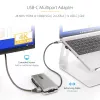StarTech.com USB-C daugiafunkcis adapteris - HDMI/VGA - 4K 60Hz - 3 prievadų USB šakotuvas - 100W maitinimo perdavimas - Gigabit Ethernet - Kelioninė mini prijungimo stotelė su įkrovimu - 1 pėdos/30 cm apvyniojamas laidas