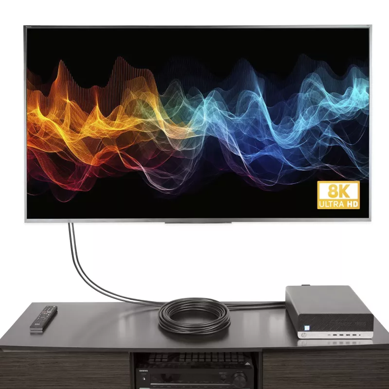 StarTech.com 10m (33ft) Active DisplayPort 1.4 kabelis, DP8K DisplayPort kabelis su HBR3, HDR10, MST, DSC 1.2, HDCP 2.2, 8K 60Hz, 4K 120Hz - DP 1.4 kabelis M/M