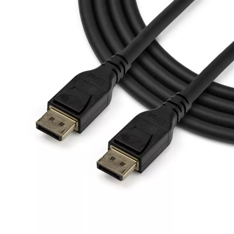StarTech.com 16ft (5m) VESA Certified DisplayPort 1.4 kabelis, 8K 60Hz HBR3 HDR, UHD DisplayPort to DisplayPort Monitor Cord, Ultra HD 4K 120Hz DP 1.4 Video kabelis M/M DP Connector