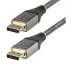 StarTech.com 6 pėdų (2 m) VESA sertifikuotas DisplayPort 1.4 kabelis – 8K 60 Hz HDR10 – Ultra HD 4K 120 Hz vaizdo įrašas – DP 1.4 kabelis / laidas – monitoriams / ekranams – DisplayPort į DisplayPort kabelis – M/M