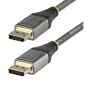StarTech.com 16 pėd. (5 m) VESA sertifikuotas DisplayPort 1.4 laidas – 8K 60 Hz HDR10 – Ultra HD 4K 120 Hz vaizdas – DP 1.4 laidas / kabelis – monitoriams / ekranams – DisplayPort į DisplayPort laidas – kišt. / kišt.