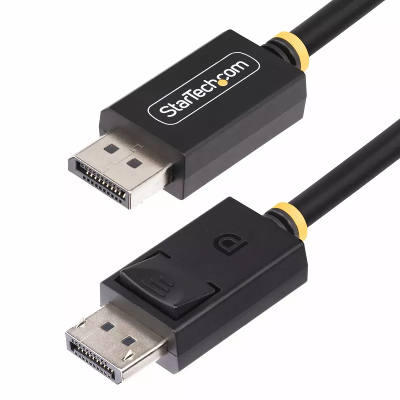 StarTech.com 1m DisplayPort 2.1 kabelis, VESA sertifikuotas DP40 DisplayPort kabelis su UHBR10/HDR/HDCP 2.2, 8K 60Hz/4K 144Hz su DSC 1.2a, 40Gbps, DP 2.1 kabelis, UHD monitoriaus laidas, M/M