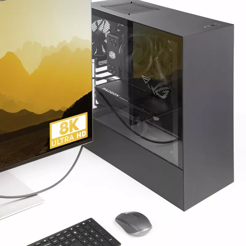 StarTech.com 2m DisplayPort 2.1 kabelis, VESA sertifikuotas DP40 DisplayPort kabelis su UHBR10/HDR/HDCP 2.2, 8K 60Hz/4K 144Hz su DSC 1.2a, 40Gbps, DP 2.1 kabelis, UHD monitoriaus laidas, M/M