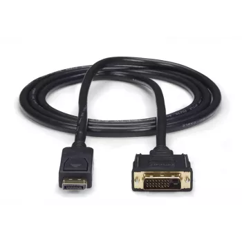 StarTech.com 1,8 m DisplayPort į DVI kabelis, DisplayPort į DVI adapterio laidas, pasyvus DP į DVI-D vaizdo keitiklis, 1080p – DP2DVIMM6 pakaitalas