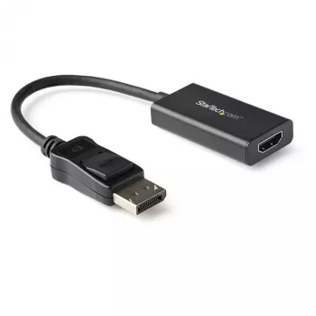 StarTech.com DisplayPort į HDMI adapteris - 4K 60Hz HDR10 aktyvus DisplayPort 1.4 į HDMI 2.0b vaizdo keitiklis - 4K DP į HDMI adapterio laidas monitoriui / ekranui / televizoriui - užsifiksuojanti DP jungtis