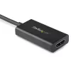 StarTech.com DisplayPort į HDMI adapteris - 4K 60Hz HDR10 aktyvus DisplayPort 1.4 į HDMI 2.0b vaizdo keitiklis - 4K DP į HDMI adapterio laidas monitoriui / ekranui / televizoriui - užsifiksuojanti DP jungtis