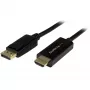 StarTech.com 6 pėdų (2 m) DisplayPort į HDMI kabelis – 4K 30 Hz – DisplayPort į HDMI adapterio kabelis – DP 1.2 į HDMI monitoriaus kabelio keitiklis – Užfiksuojanti DP jungtis – Pasyvus DP į HDMI laidas