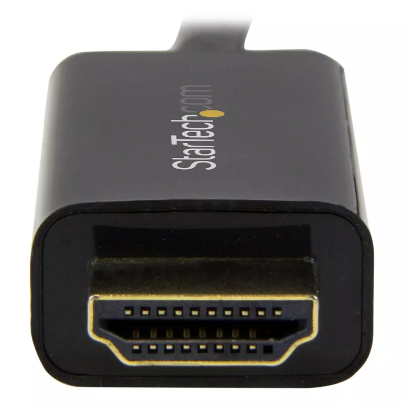 StarTech.com 6 pėdų (2 m) DisplayPort į HDMI kabelis – 4K 30 Hz – DisplayPort į HDMI adapterio kabelis – DP 1.2 į HDMI monitoriaus kabelio keitiklis – Užfiksuojanti DP jungtis – Pasyvus DP į HDMI laidas