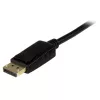 StarTech.com 6 pėdų (2 m) DisplayPort į HDMI kabelis – 4K 30 Hz – DisplayPort į HDMI adapterio kabelis – DP 1.2 į HDMI monitoriaus kabelio keitiklis – Užfiksuojanti DP jungtis – Pasyvus DP į HDMI laidas