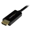 StarTech.com 10 pėdų (3 m) DisplayPort į HDMI kabelis – 4K 30 Hz – DisplayPort į HDMI adapterio kabelis – DP 1.2 į HDMI monitoriaus kabelio keitiklis – užsifiksuojanti DP jungtis – pasyvus DP į HDMI laidas
