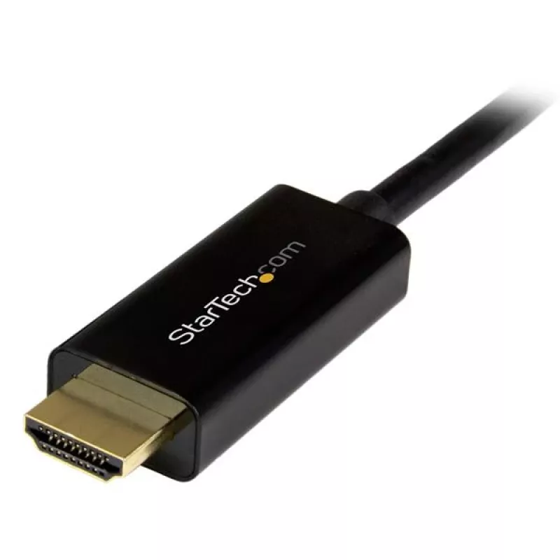 StarTech.com 10 pėdų (3 m) DisplayPort į HDMI kabelis – 4K 30 Hz – DisplayPort į HDMI adapterio kabelis – DP 1.2 į HDMI monitoriaus kabelio keitiklis – užsifiksuojanti DP jungtis – pasyvus DP į HDMI laidas