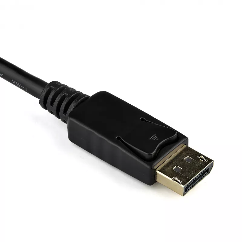 StarTech.com DisplayPort į VGA adapteris – aktyvus DP į VGA keitiklis – 1080p vaizdo įrašas – sertifikuota DisplayPort – DP/DP++ šaltinis į VGA monitoriaus kabelio adapterio dongle – užfiksuojanti DP jungtis