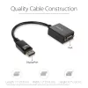 StarTech.com DisplayPort į VGA adapteris – aktyvus DP į VGA keitiklis – 1080p vaizdo įrašas – sertifikuota DisplayPort – DP/DP++ šaltinis į VGA monitoriaus kabelio adapterio dongle – užfiksuojanti DP jungtis