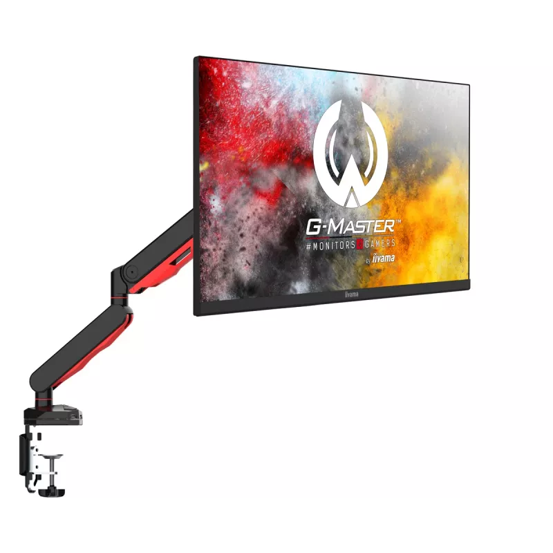 iiyama DSG3001C-R1 monitoriaus laikiklis / stovas 76,2 cm (30 colių) Stalinis Juoda, Raudona