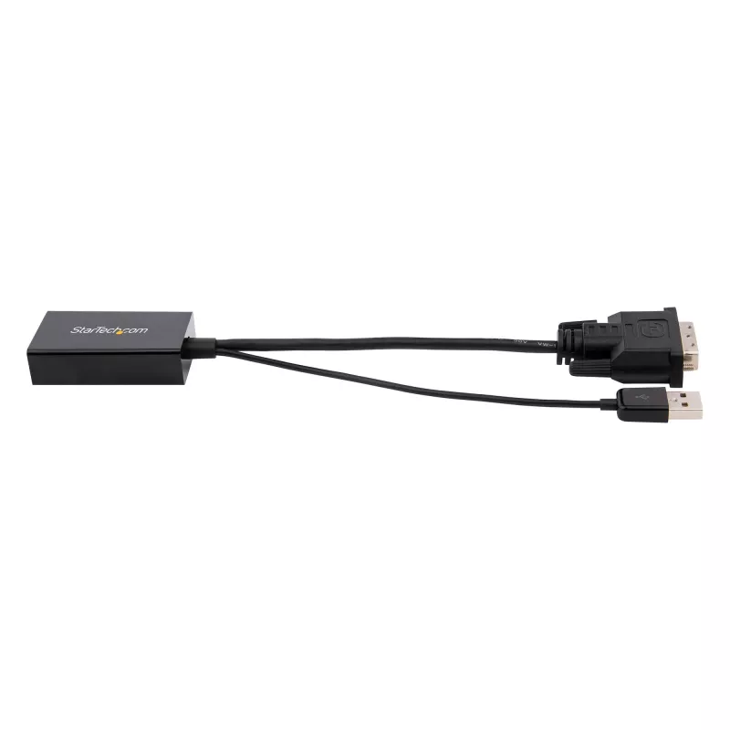 StarTech.com DVI į DisplayPort adapteris - USB maitinimas - 1920 x 1200 - DVI į DisplayPort keitiklis - Vaizdo adapteris - DVI-D į DP