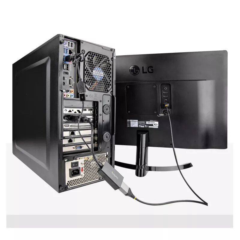 StarTech.com DVI į DisplayPort adapteris - USB maitinimas - 1920 x 1200 - DVI į DisplayPort keitiklis - Vaizdo adapteris - DVI-D į DP