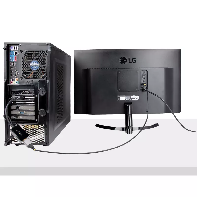 StarTech.com DVI į DisplayPort adapteris - USB maitinimas - 1920 x 1200 - DVI į DisplayPort keitiklis - Vaizdo adapteris - DVI-D į DP