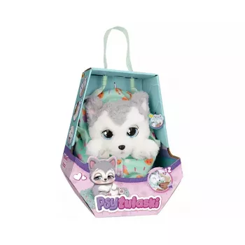 Plush interactive mascot Epee Psytulaski Husky dog — interactive soft toy with sounds and movement