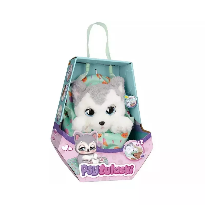 Plush interactive mascot Epee Psytulaski Husky dog — interactive soft toy with sounds and movement