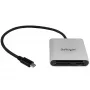 StarTech.com USB 3.0 Flash atminties kelių kortelių skaitytuvas / rašytuvas su USB-C - SD, microSD, CompactFlash
