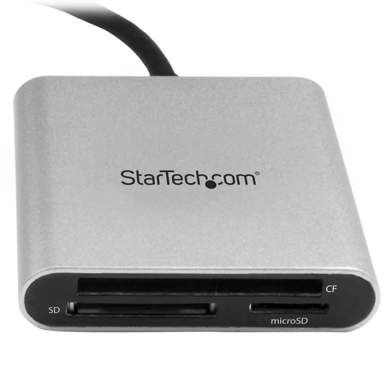 StarTech.com USB 3.0 Flash atminties kelių kortelių skaitytuvas / rašytuvas su USB-C - SD, microSD, CompactFlash