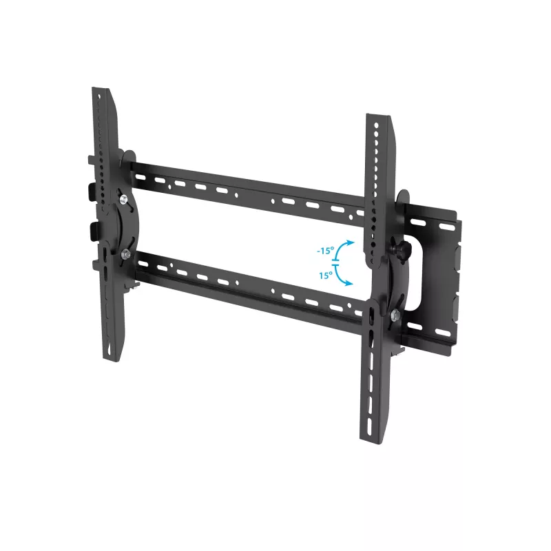 “StarTech.com” plokščiaekranio televizoriaus sieninis laikiklis - pakreipiamas, 81,3 cm (32 colių), 190,5 cm (75 colių), 75 x 75 mm, 600 x 400 mm, -15 - 15°, juodas