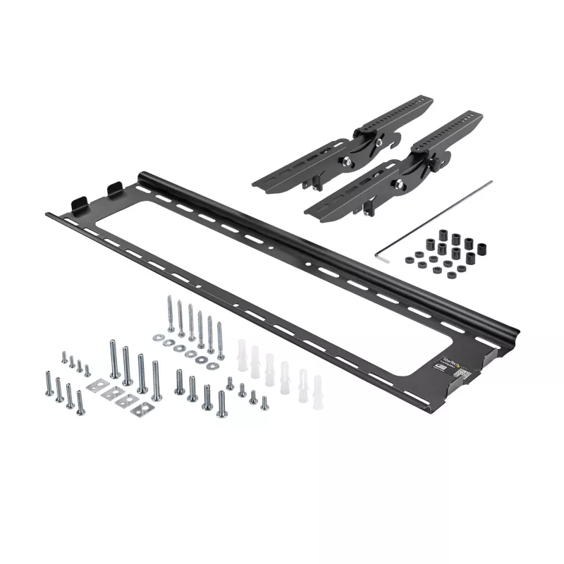 “StarTech.com” plokščiaekranio televizoriaus sieninis laikiklis - pakreipiamas, 81,3 cm (32 colių), 190,5 cm (75 colių), 75 x 75 mm, 600 x 400 mm, -15 - 15°, juodas