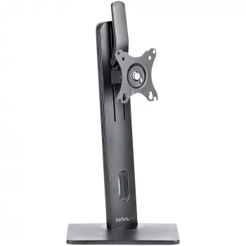 StarTech.com Laisvai Stovintis Viengubas Monitoriaus Laikiklis – Reguliuojamo Aukščio Monitoriaus Stovas – VESA Montuojamiems Ekranams iki 32 colių (15 svarų/7 kg) – Ergonomiškas Monitoriaus Stovas Staliniam Kompiuteriui – Pakreipimas/Pasukimas/Rotacija