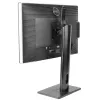 StarTech.com Laisvai Stovintis Viengubas Monitoriaus Laikiklis – Reguliuojamo Aukščio Monitoriaus Stovas – VESA Montuojamiems Ekranams iki 32 colių (15 svarų/7 kg) – Ergonomiškas Monitoriaus Stovas Staliniam Kompiuteriui – Pakreipimas/Pasukimas/Rotacija