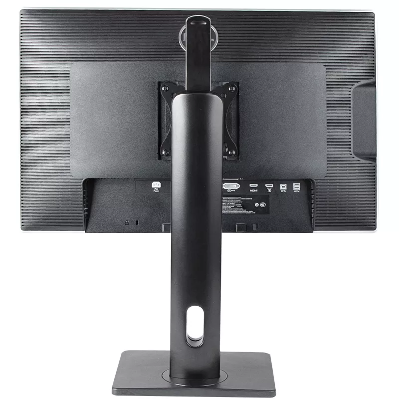 StarTech.com Laisvai Stovintis Viengubas Monitoriaus Laikiklis – Reguliuojamo Aukščio Monitoriaus Stovas – VESA Montuojamiems Ekranams iki 32 colių (15 svarų/7 kg) – Ergonomiškas Monitoriaus Stovas Staliniam Kompiuteriui – Pakreipimas/Pasukimas/Rotacija