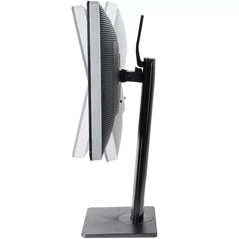 StarTech.com Laisvai Stovintis Viengubas Monitoriaus Laikiklis – Reguliuojamo Aukščio Monitoriaus Stovas – VESA Montuojamiems Ekranams iki 32 colių (15 svarų/7 kg) – Ergonomiškas Monitoriaus Stovas Staliniam Kompiuteriui – Pakreipimas/Pasukimas/Rotacija