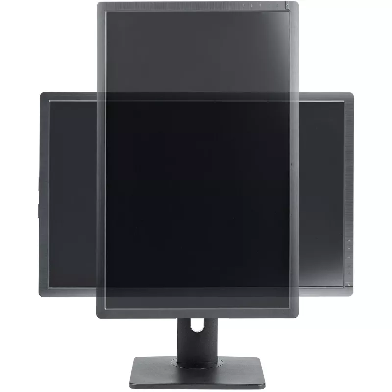 StarTech.com Laisvai Stovintis Viengubas Monitoriaus Laikiklis – Reguliuojamo Aukščio Monitoriaus Stovas – VESA Montuojamiems Ekranams iki 32 colių (15 svarų/7 kg) – Ergonomiškas Monitoriaus Stovas Staliniam Kompiuteriui – Pakreipimas/Pasukimas/Rotacija