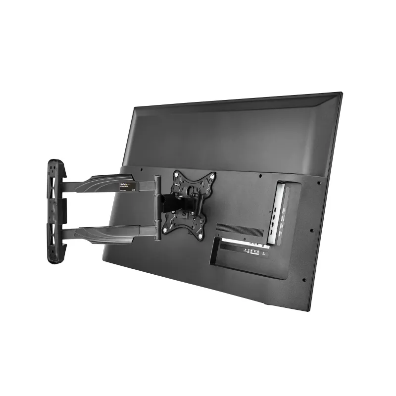StarTech.com Pilno judesio televizoriaus sieninis laikiklis - 32–55 colių (77 lb / 35 kg) VESA ekranai - Žemo profilio universalus plokščiaekranio televizoriaus sieninis laikiklis - Tvirtas reguliuojamo pasvirimo / pasukimo lankstus laikiklis