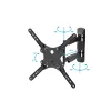StarTech.com Pilno judesio televizoriaus sieninis laikiklis - 32–55 colių (77 lb / 35 kg) VESA ekranai - Žemo profilio universalus plokščiaekranio televizoriaus sieninis laikiklis - Tvirtas reguliuojamo pasvirimo / pasukimo lankstus laikiklis