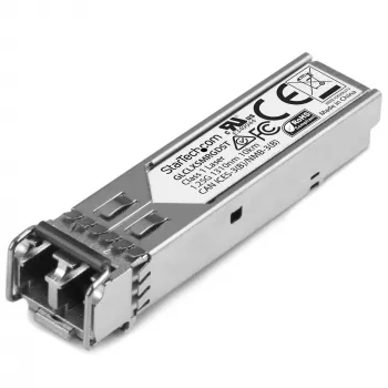StarTech.com Cisco GLC-LX-SM-RGD suderinamas SFP siųstuvo-imtuvo modulis - 1000BASE-LX~Cisco GLC-LX-SM-RGD suderinamas SFP modulis - 1000BASE-LX - 1GbE vienmodis šviesolaidinis SMF optinis siųstuvas-imtuvas - 1GE Gigabito Ethernet SFP - LC 10km - 1310nm - DDM Cisco Firepower, ASR920, IE2000