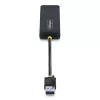StarTech.com 4 prievadų USB-A šakotuvas, 5 Gbps, maitinamas per magistralę, mažas kelioninis mini USB šakotuvas, kelių prievadų USB 3.0 skirstytuvas, nešiojamasis USB šakotuvas, apsauga nuo viršsrovių (OCP)