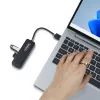 StarTech.com 4 prievadų USB-A šakotuvas, 5 Gbps, maitinamas per magistralę, mažas kelioninis mini USB šakotuvas, kelių prievadų USB 3.0 skirstytuvas, nešiojamasis USB šakotuvas, apsauga nuo viršsrovių (OCP)