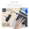 StarTech.com 4 prievadų USB-A šakotuvas, 5 Gbps, maitinamas per magistralę, mažas kelioninis mini USB šakotuvas, kelių prievadų USB 3.0 skirstytuvas, nešiojamasis USB šakotuvas, apsauga nuo viršsrovių (OCP)