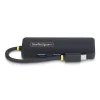 “StarTech.com” 4 prievadų USB-C šakotuvas, 5 Gb/s, USB-C į 4x USB-A, magistralės maitinamas, mažas kelioninis mini šakotuvas, kelių prievadų USB 3.0 skirstytuvas, nešiojamasis šakotuvas, apsauga nuo viršsrovių