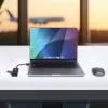“StarTech.com” 4 prievadų USB-C šakotuvas, 5 Gb/s, USB-C į 4x USB-A, magistralės maitinamas, mažas kelioninis mini šakotuvas, kelių prievadų USB 3.0 skirstytuvas, nešiojamasis šakotuvas, apsauga nuo viršsrovių